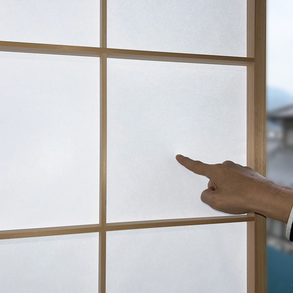 ペットボトル再生  破れにくいプラスチック障子紙 無地 幅94cm×長さ3.6cm（腰板なし障子2枚分） 手入れ リフォーム用品 掃除 お手入れ用品 KR1140