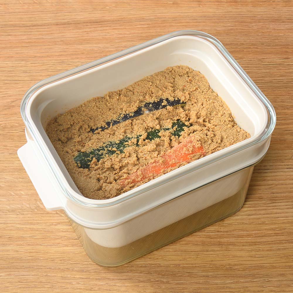 Leye ぬかどこボックス ミニ キャニスター 食品保存容器 保存容器 オイル KR1282