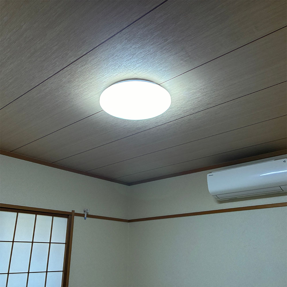 停電しても明るいLEDシーリングライト 8畳用 耐震グッズ 防災用品 防犯用品 KR1731