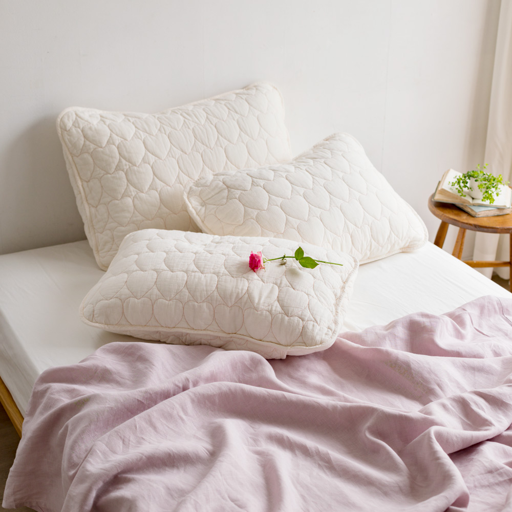 ≪普通判≫パシーマ（R）EX シリーズ “Beloved” ハート柄キルト ピローケース（1枚） 枕カバー ピローケース 布団カバー シーツ LE1443