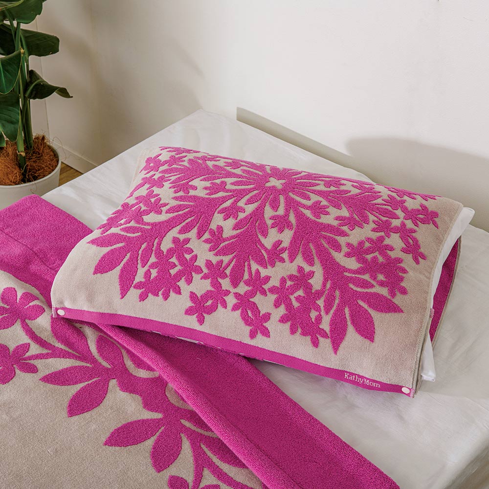 キャシーマム ハワイアンキルト柄タオルシリーズ タオルピローカバー1