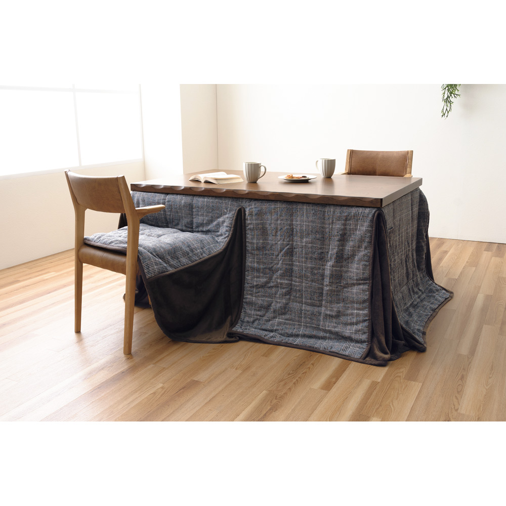 ツイード生地チェック柄 ハイタイプこたつ掛け布団 通販 - ディノス