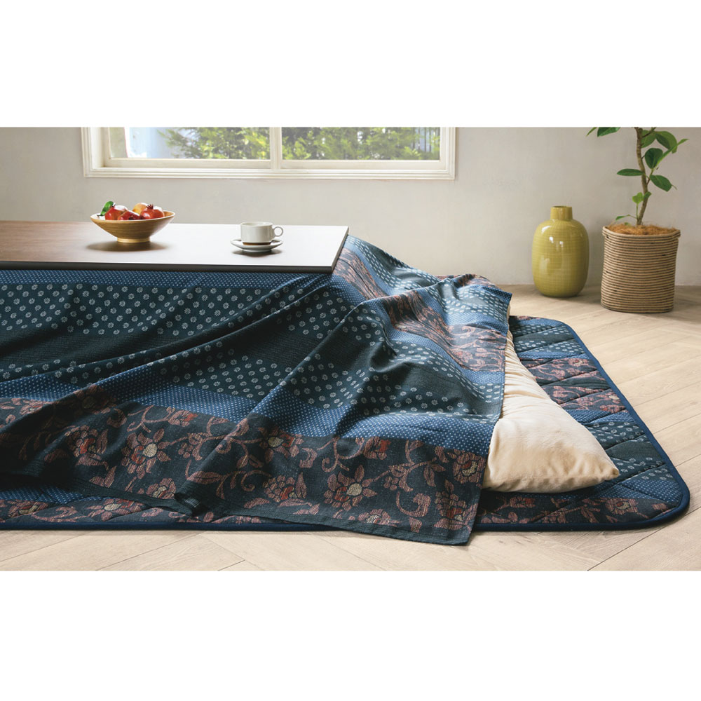 【新品未開封】厚手こたつ掛け布団　万葉　大判正方形　日本製 イケヒコ こたつ布団セット 長方形 大判 特大 こたつ布団掛敷