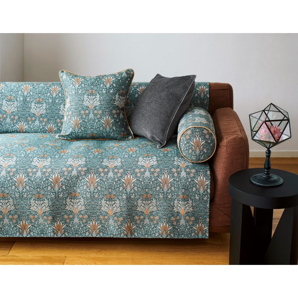 モリスデザインスタジオ ジャカード織ソファカバー〈スネークヘッド