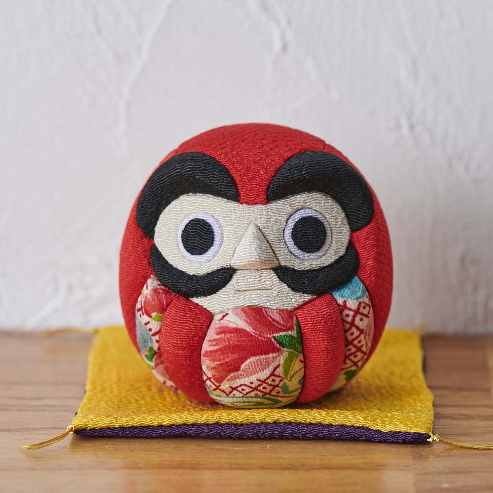 くろちく 古布木目込人形 吉祥だるま 通販 ディノス