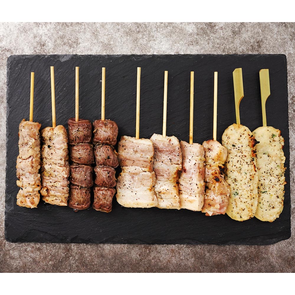 鹿児島「やまさき」 国産鶏の焼き鳥しお味10本（5種×各2本