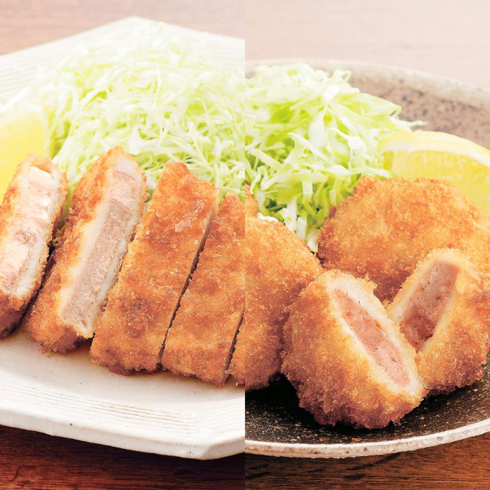 銀座梅林」ロースカツ＆ひと口ヒレカツセット 各2袋 通販 - ディノス
