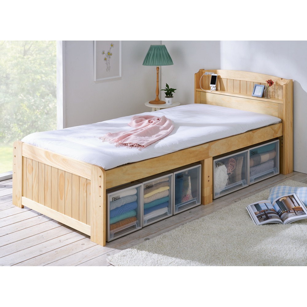 美品無印良品木製ベッドフレーム ダブル 2024年購入 【公式通販】