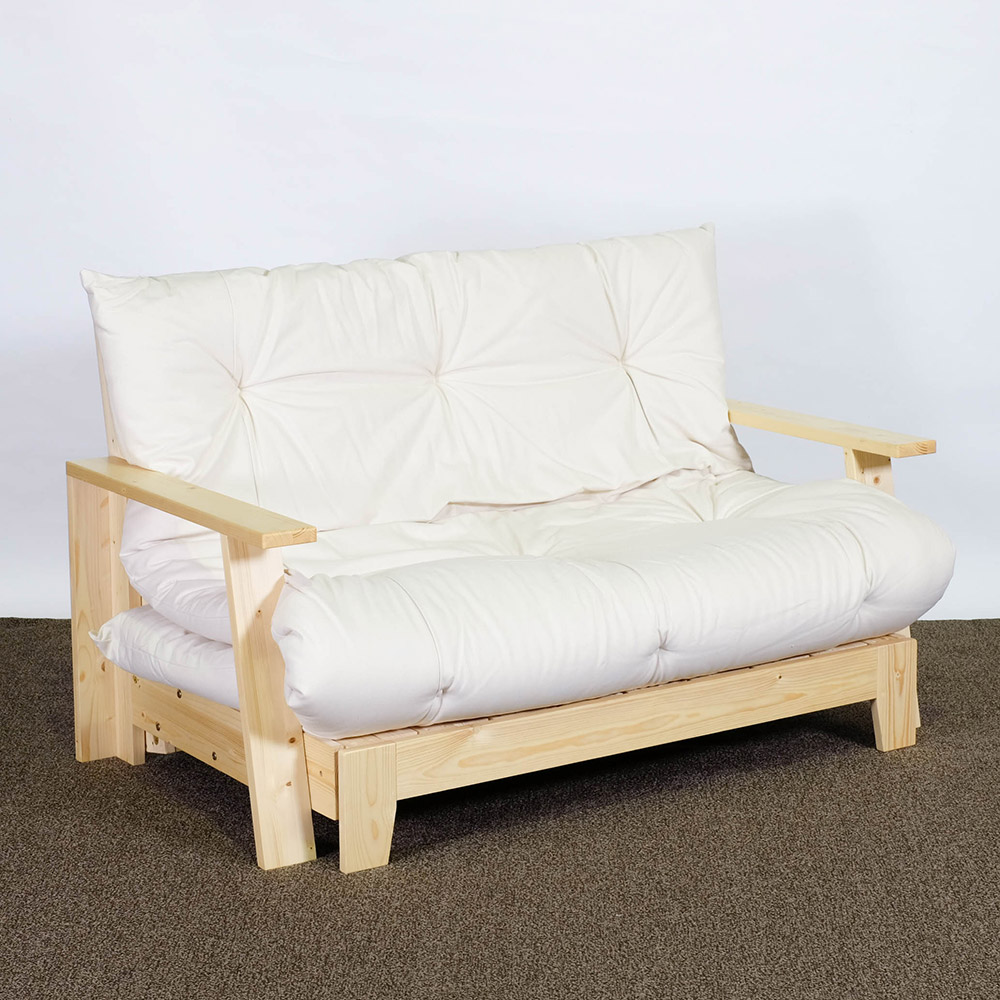 パイン天然木の縦伸縮3WAYソファベッド 通販 - ディノス