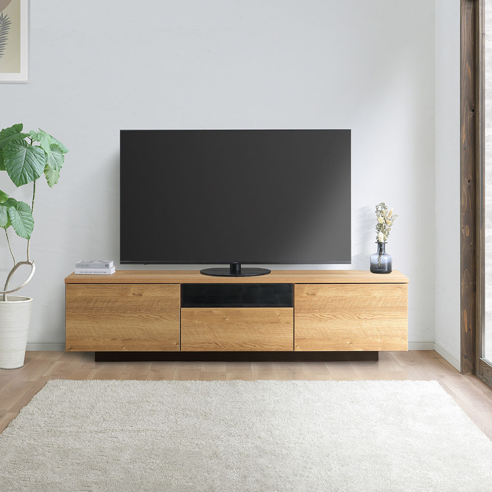 テレビ台 幅180cm ×奥行45cm 引き出し付き テレビボード テレビ台 幅180 完成品 日本製 ローボード RAMANET