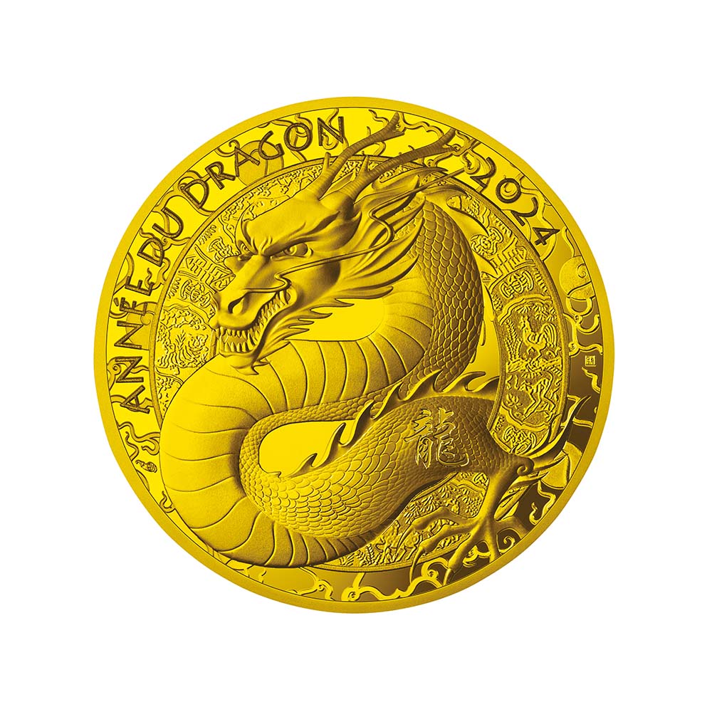 正月飾り 金色 龍の置物 メタル製 金属 2024 干支 辰年 ドラゴン - 年