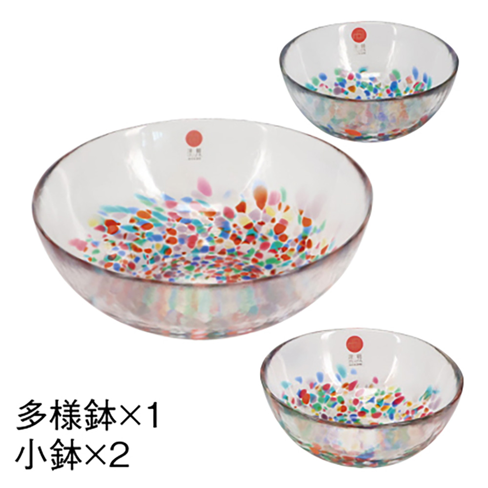 〈津軽びいどろ〉ねぶたそうめんセット 深皿 食器 カトラリー グラス LX0011