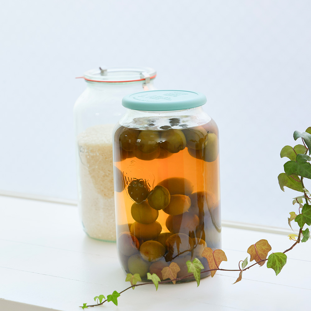 WECKストレート3250mlセット キャニスター 食品保存容器 保存容器 オイル LX1707