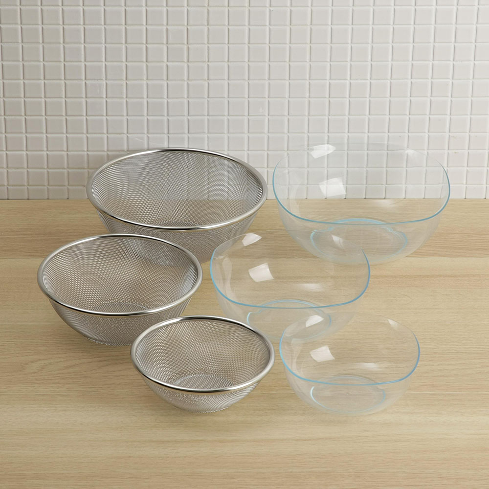 KOGU 耐熱クリアボール6点セット 【電子レンジ使用可能】 キッチンツール LX1908