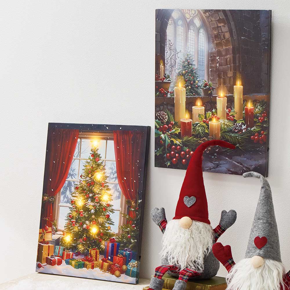 クリスマスLEDリース／ディノス クリスマスピクチャーライト お得な選べる2点セット 通販 - ディノス