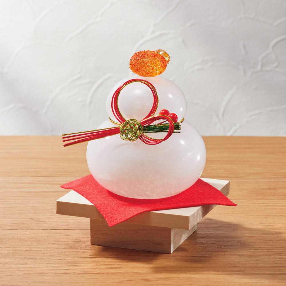 ガラスの鏡餅 通販 - ディノス