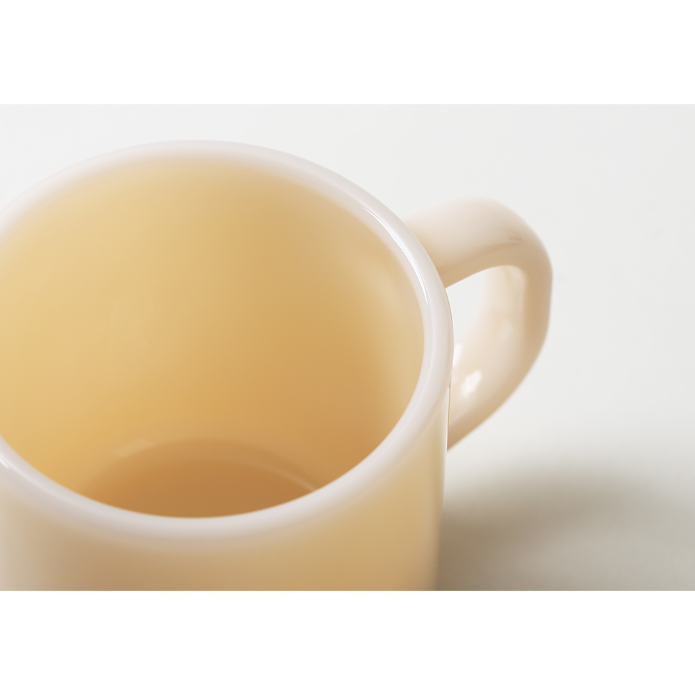 ミルクガラスマグカップ 同色2個組 グラス コップ 食器 カトラリー LX5607