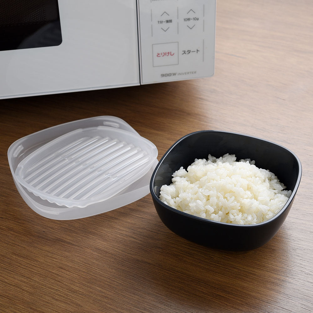 ≪６個（３色×２）セット≫ ご飯がう米わん キャニスター 食品保存容器 保存容器 オイル LX5907