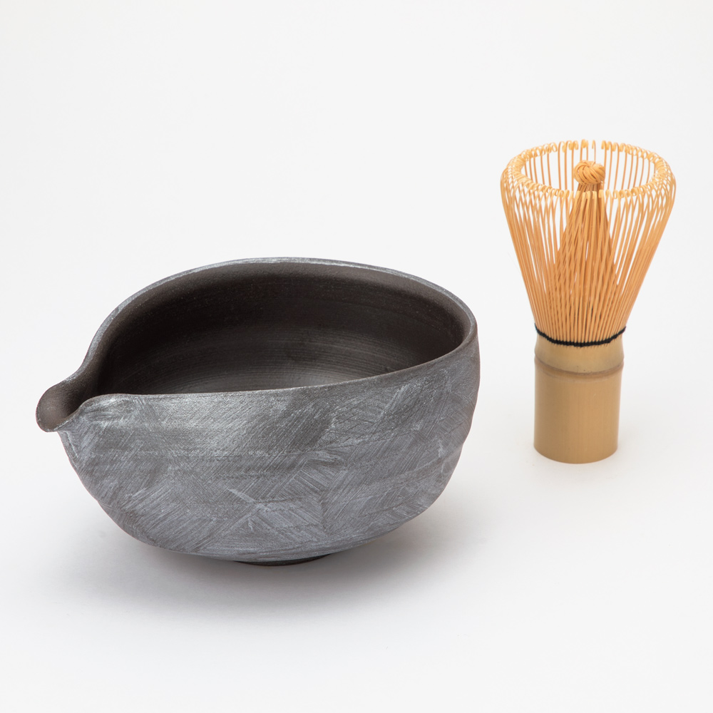 片口抹茶碗＆茶筅セット 平皿 長皿 ワンプレート 食器 カトラリー グラス LX5110