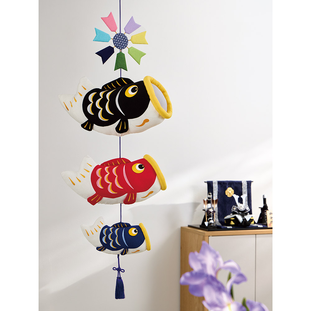 〈京都龍虎〉ふわふわ鯉のぼり 五月人形 年中行事用品 季節商品 LX5030