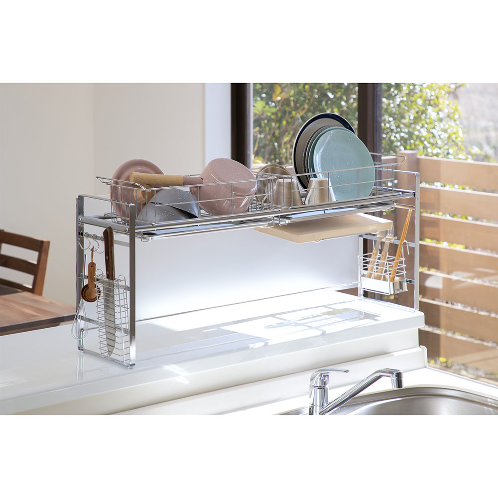 水切りラック シンク上目隠し水切りラック DX2 通販 - ディノス