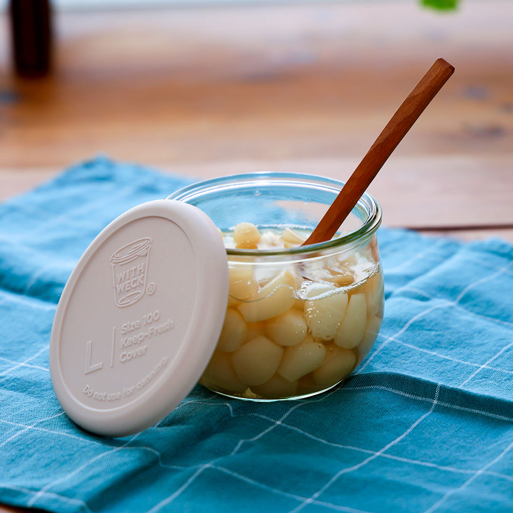 WECKチューリップ500ml （シリコーン製キャップ付き） キャニスター 食品保存容器 保存容器 オイル LX8737