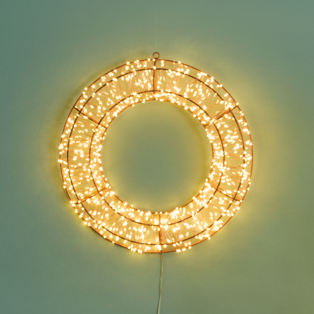 LEDリース 直径40cm 通販 - ディノス