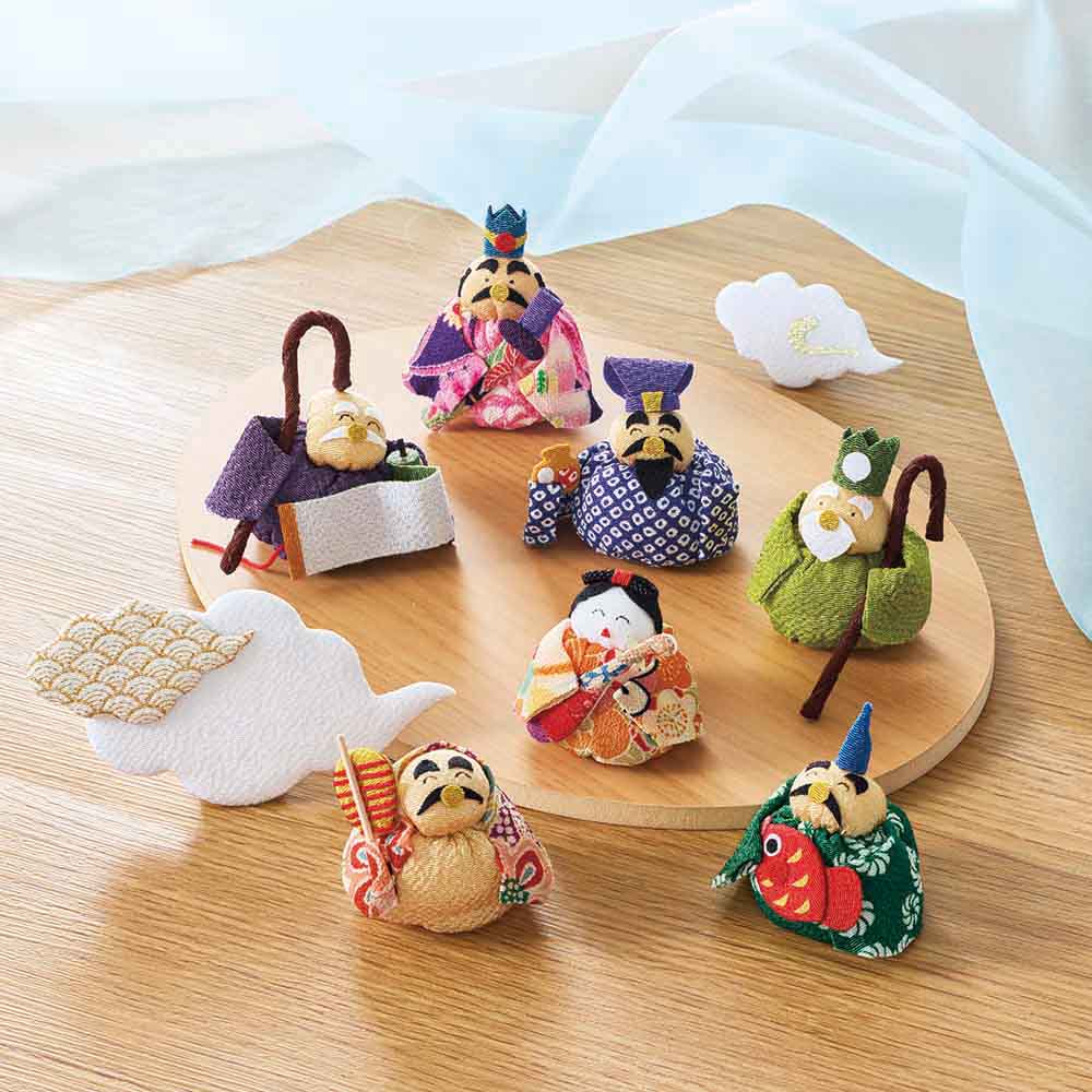 〈夢み屋〉 七福神飾り 正月飾り 年中行事用品 季節商品 LX8956