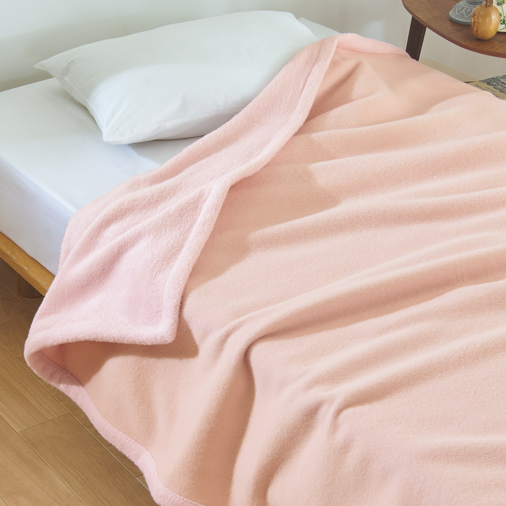 ≪シングル≫洗えるエクストラスーパーファインウール&シルク リバーシブル毛布 掛け毛布 ブランケット 毛布 LX4211