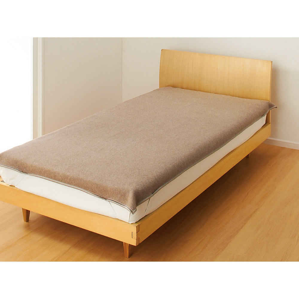 洗える無染色ブラウンカシミヤ敷毛布 シングル 毛布 LX4204