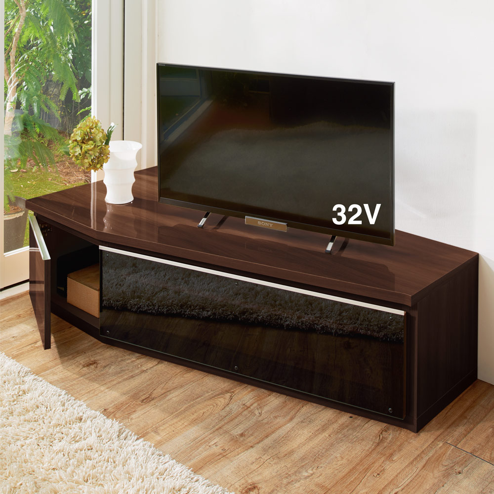 木目調 テレビボード エレガントウッド 豊富な収納スペース付き 木目調 テレビボード エレガントウッド 豊富な収納スペース付き 住宅