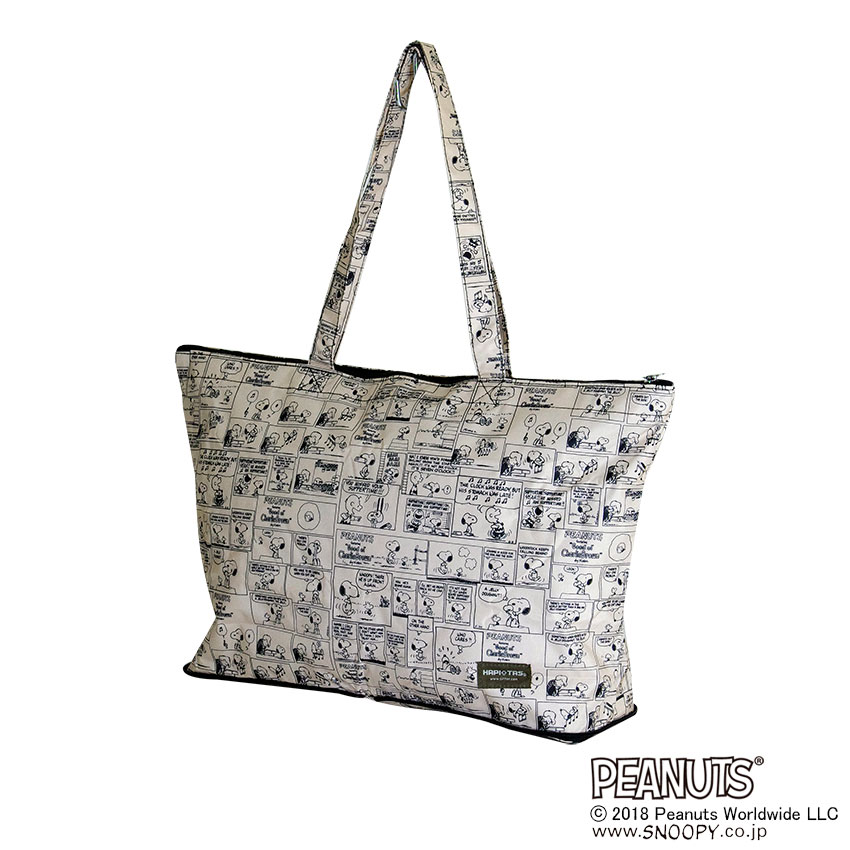 Snoopy スヌーピー 折りたたみトートバッグ Peanuts 通販 ディノス
