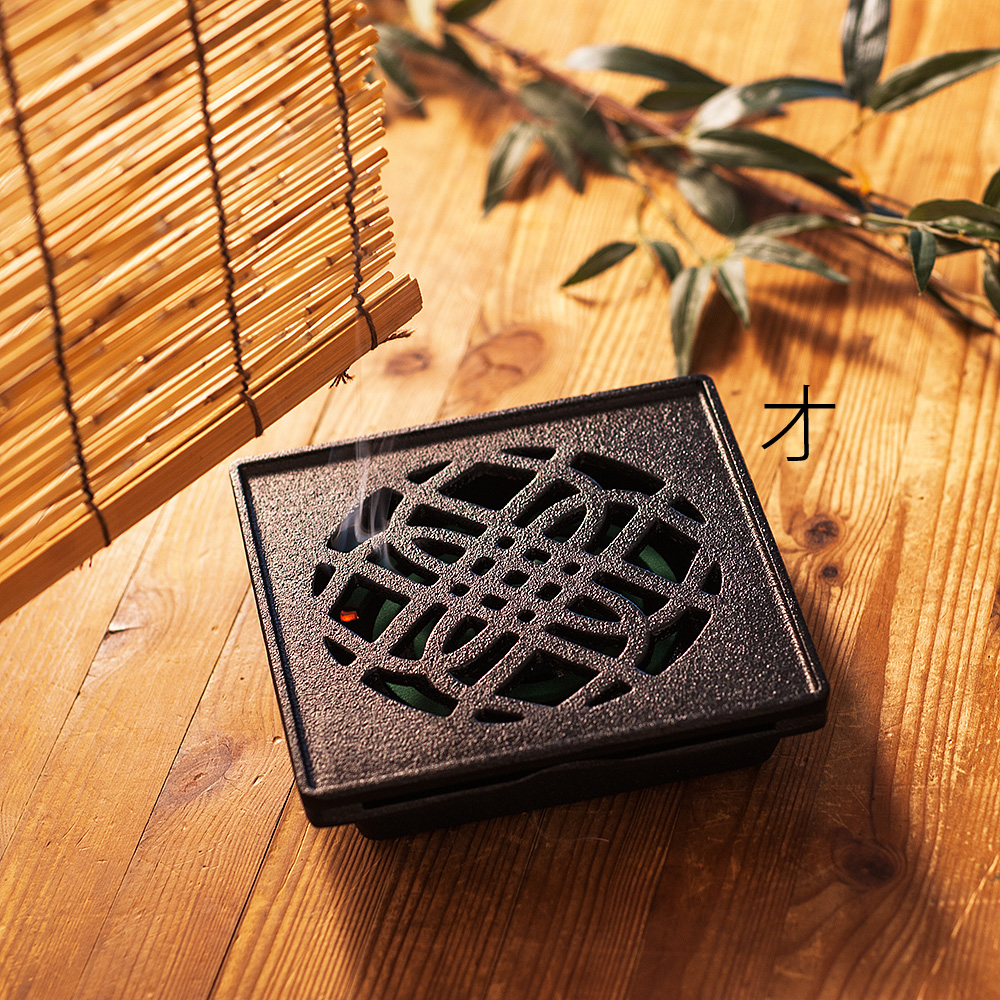 ディレクション プロダクトデザイン山崎宏 くわな鋳物 蚊やり器 蚊取り器 通販 ディノス