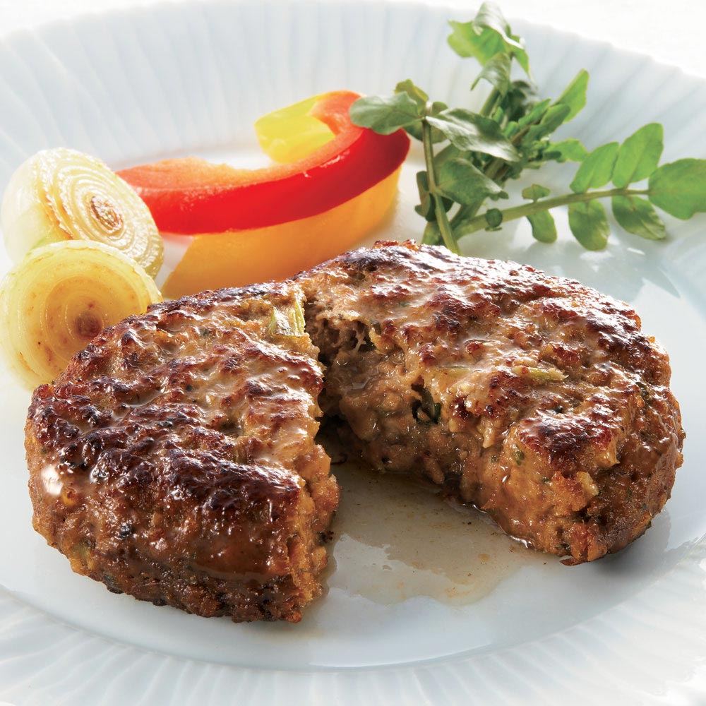 落合務シェフ監修 香味野菜と牛肉のハンバーグ 150g 8個 通販 ディノス