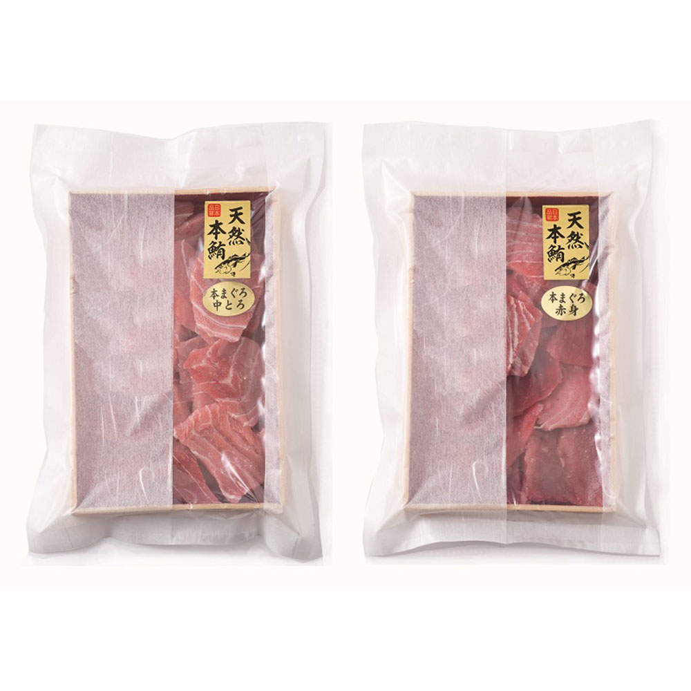 天然本まぐろ切落し中トロ＆赤身 ディノスANAmall店