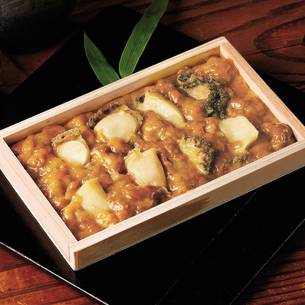 昆布〆あわび入り 奥尻島産 粒うに (160g) 【通常お届け】 魚 海産加工品 海産物 N92510