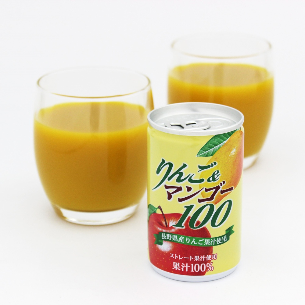 りんご＆マンゴー100 （160g×20本）