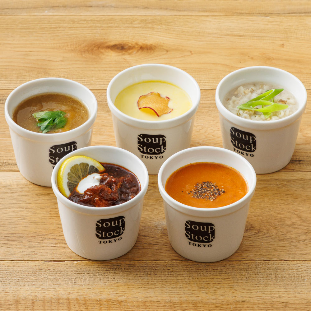 Soup　通販　人気のスープ5個詰合せ　Stock　Tokyo（スープストックトーキョー）　ディノス