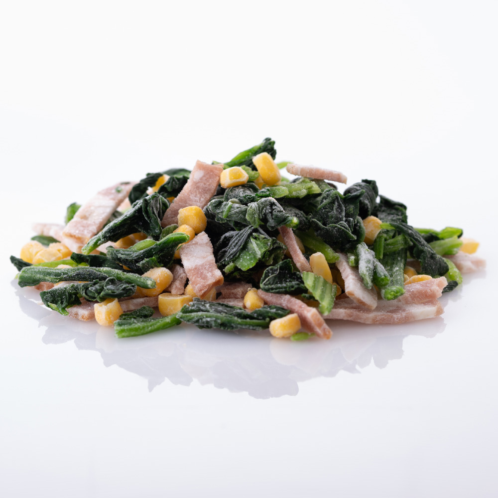 国産ほうれん草ベーコンミックス（200g） 4袋 通販 - ディノス