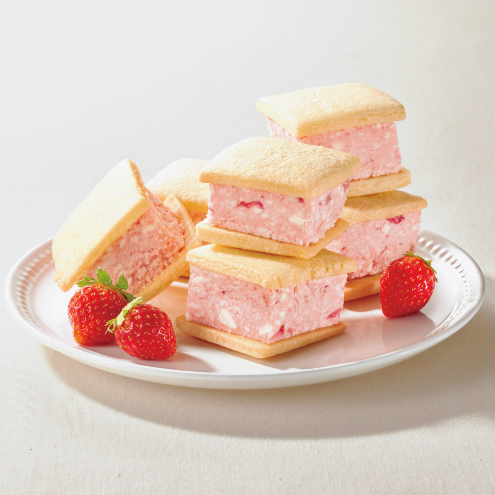 完熟いちごのクッキーサンド6個 通販 - ディノス