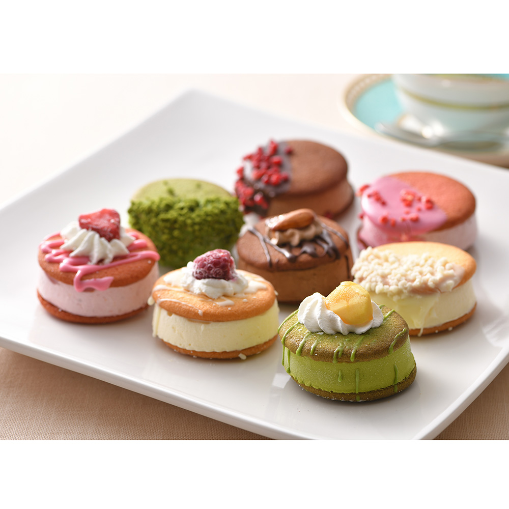 京都「クレーム デラ クレーム」 ラングドシャサンドアイス8個 アイスクリーム シャーベット 氷菓 スイーツ お菓子 NH0641