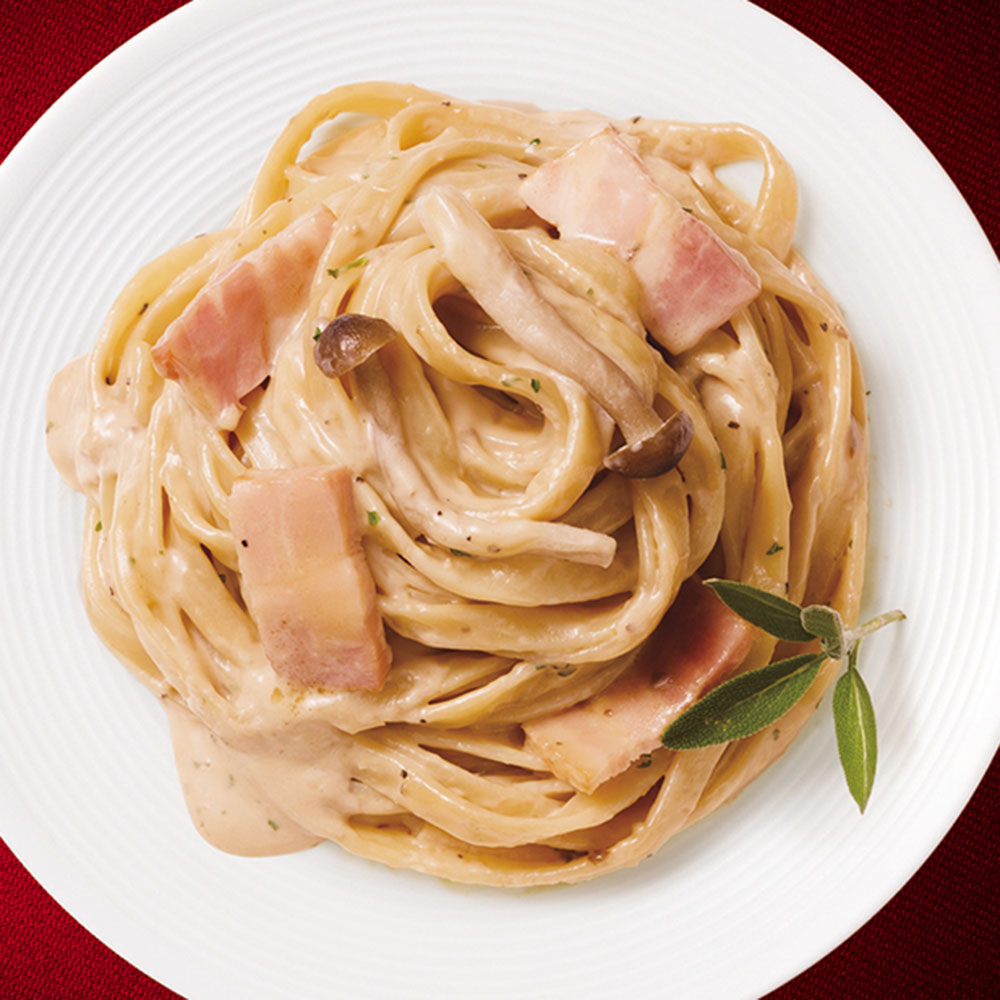 レンジで本格生パスタ（フェットチーネ） ポルチーニクリーム 8食 洋惣菜 お惣菜 NH0819