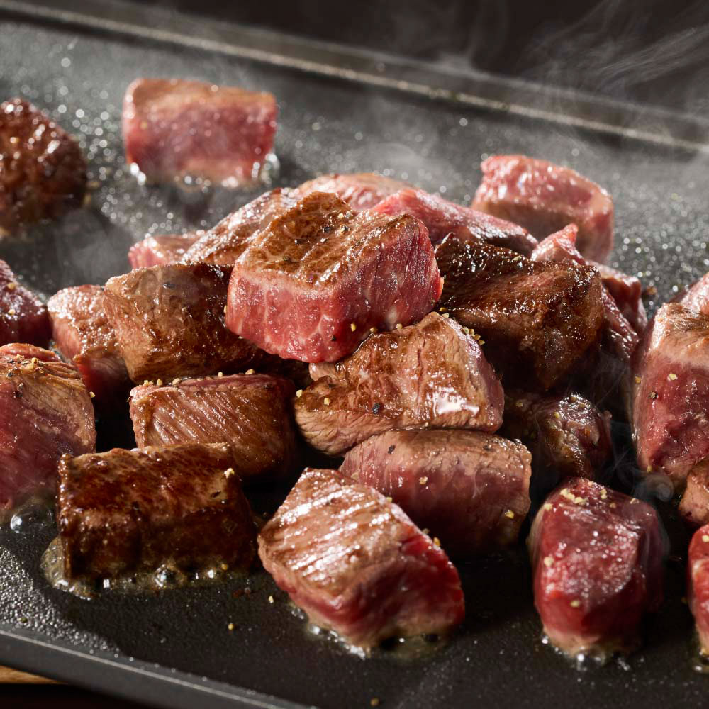 松阪牛」サイコロステーキ 450g（150g×3袋） 通販 - ディノス