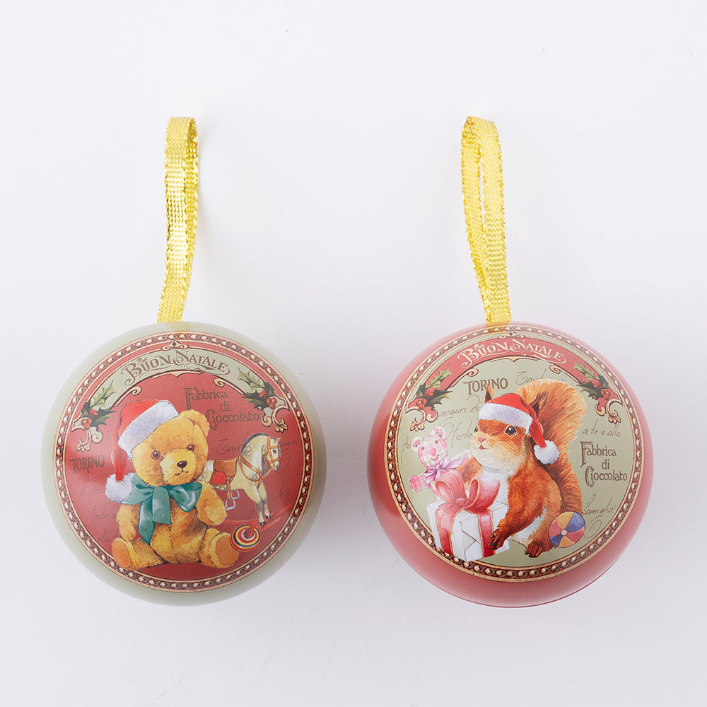 イタリア「caffarel/カファレル」クリスマスオーナメント2缶