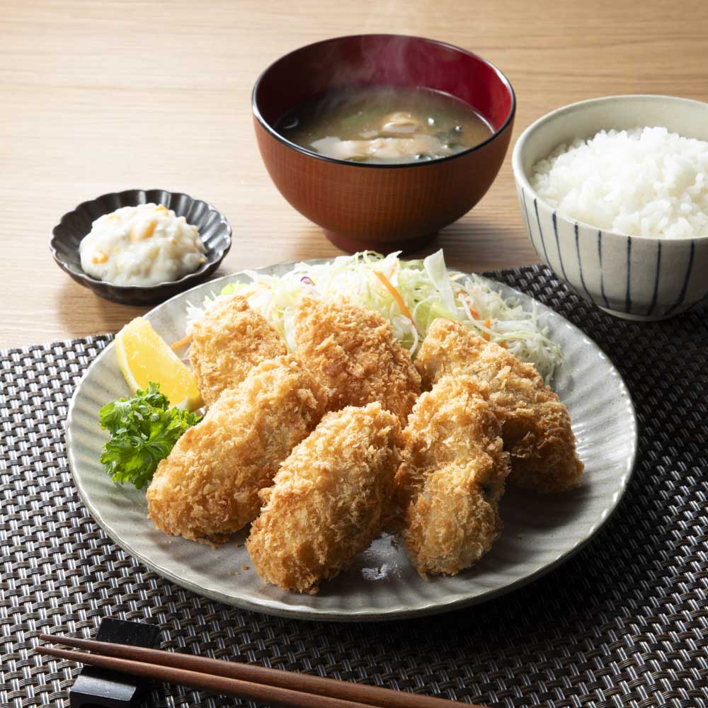 大粒！広島産牡蠣フライ （20粒入りx2パック）計40粒 通販