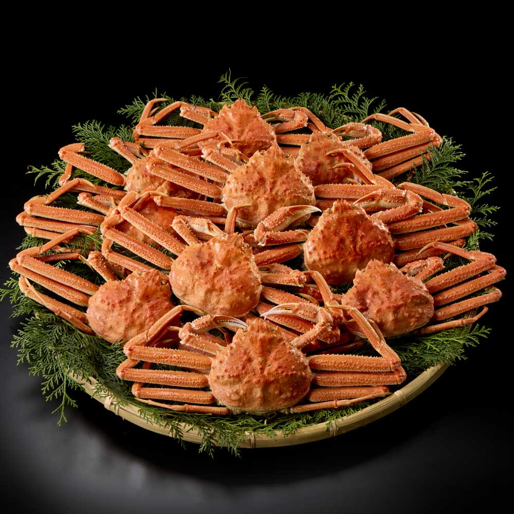 北海道えりも産 ワケあり蒸しオオズワイガニ3kg（6尾～15尾）【簡易