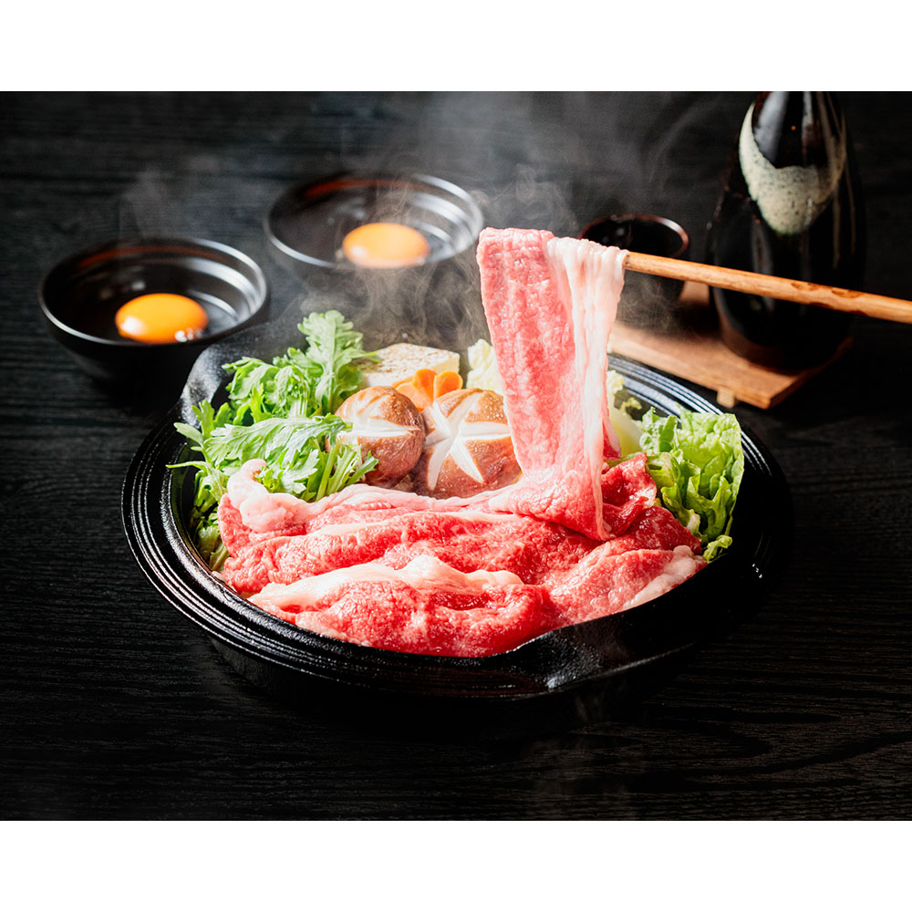 肉の名門ヤマシゲ厳選！黒毛和牛肩バラ（ブリスケ）すき焼きセット 2