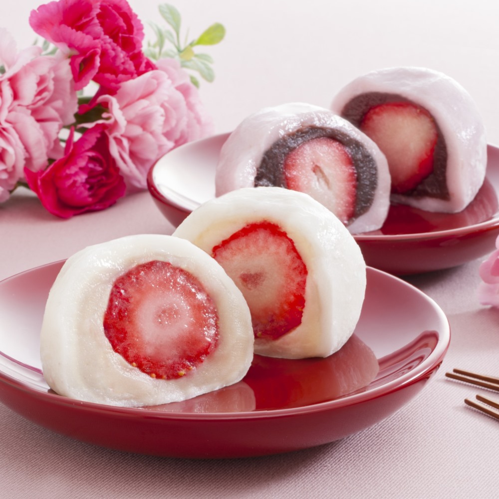 【母の日ギフト】京都 養老軒 博多あまおうまるごと苺大福 2種計8個※メッセージカード付 和菓子 和スイーツ スイーツ お菓子 NH1741