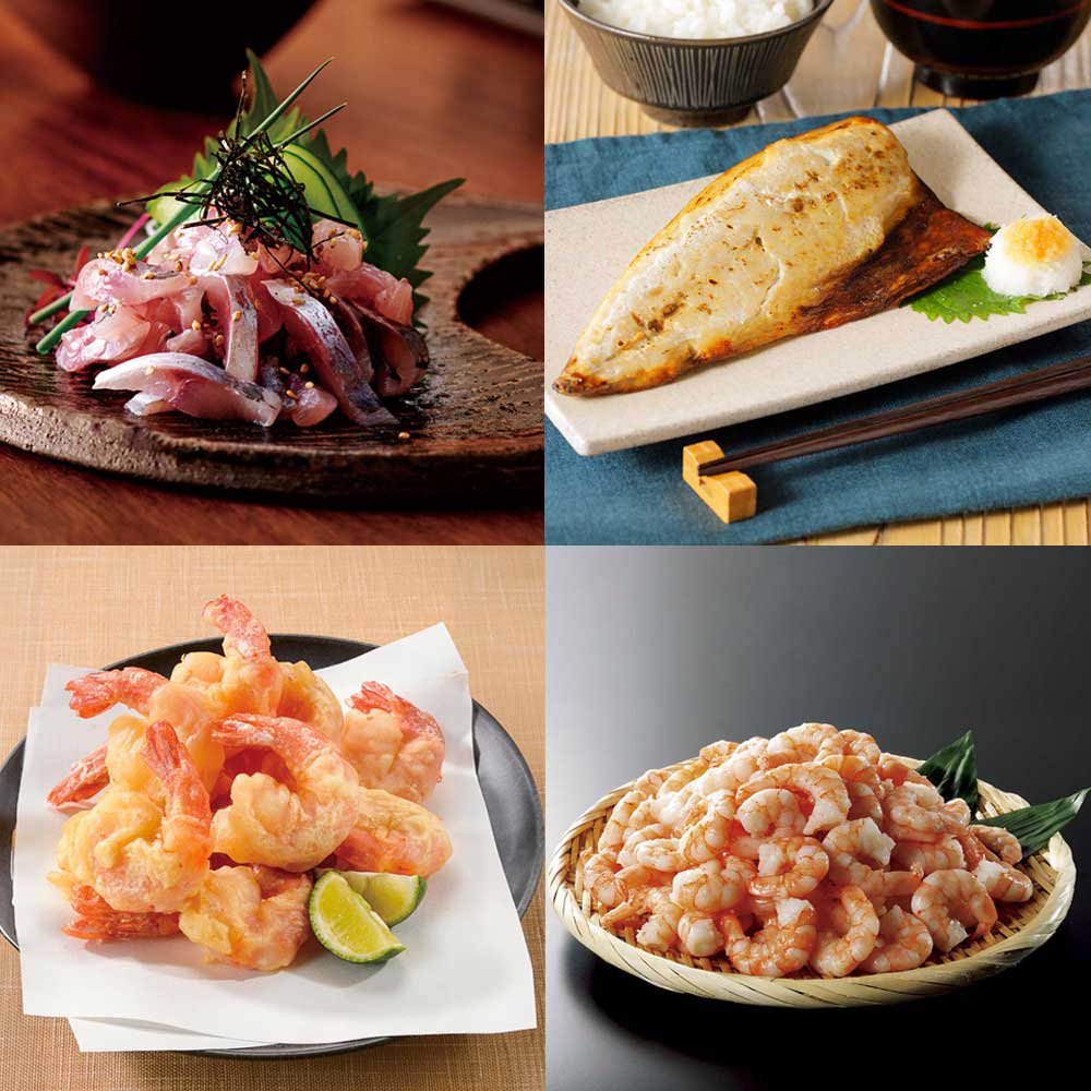 火を使わない夏の海鮮惣菜福袋4種 和惣菜 お惣菜 NH2111