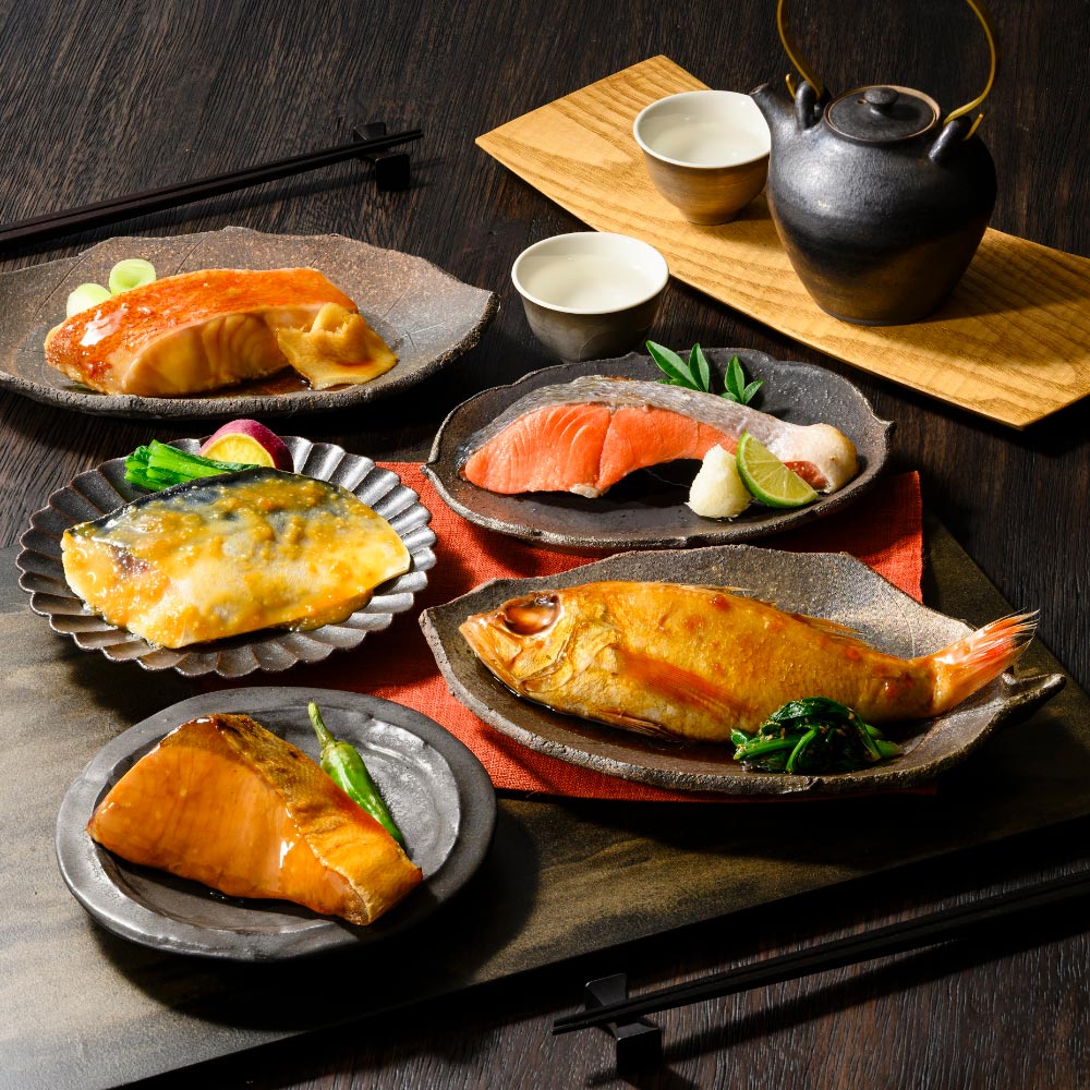 【敬老の日】氷温熟成 煮魚・焼魚（華） 5種 計10袋 魚 海産加工品 海産物 NH2206